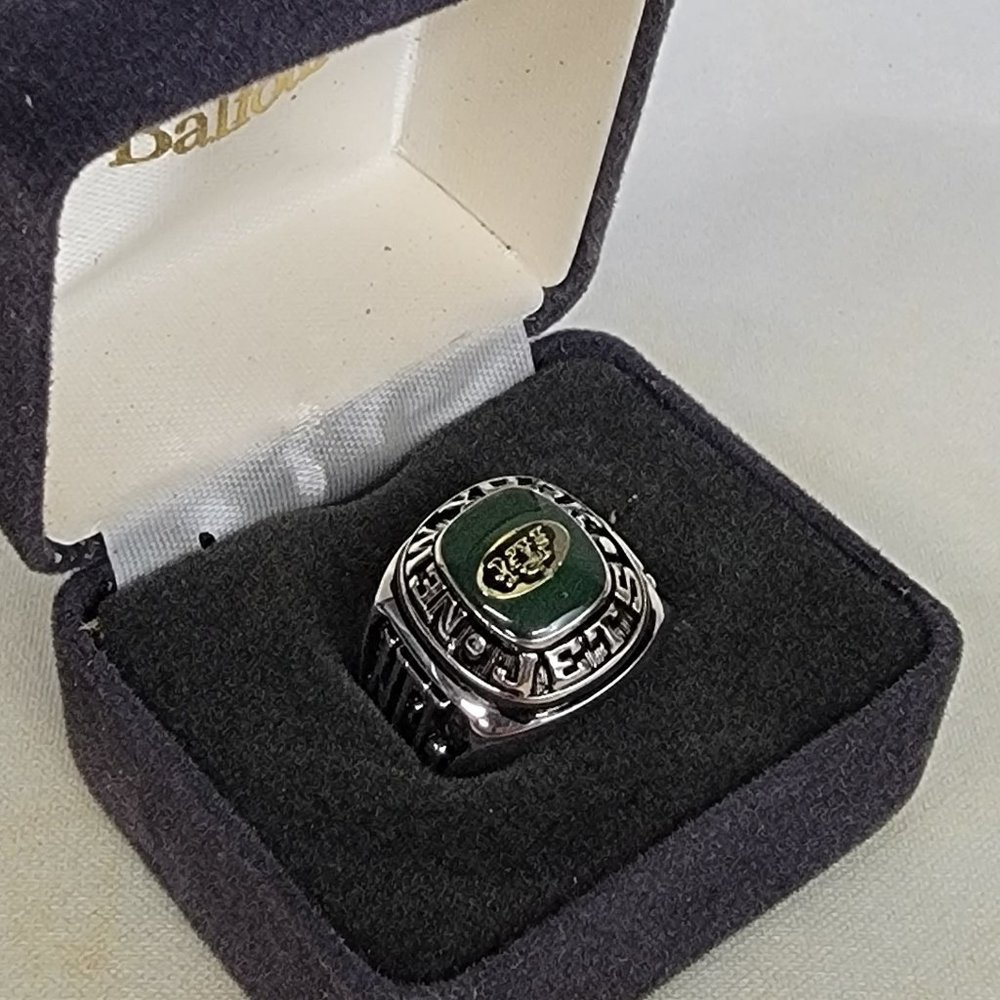 Vintage Balfour Official New York Jets Football Team NFL Ring Boxed Size 9.5